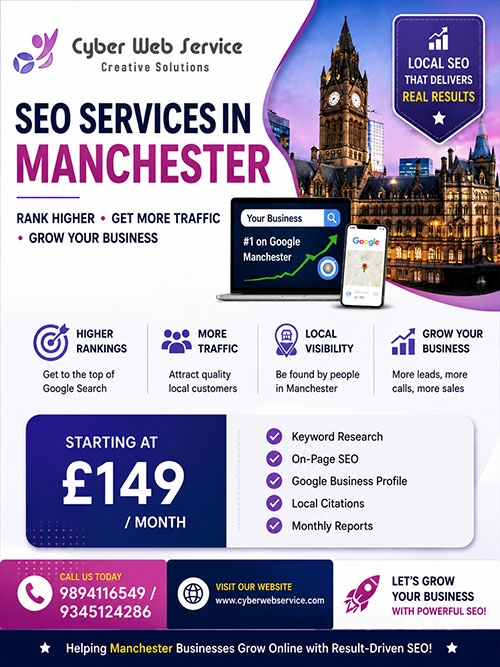 Professional SEO services for businesses in Manchester UK